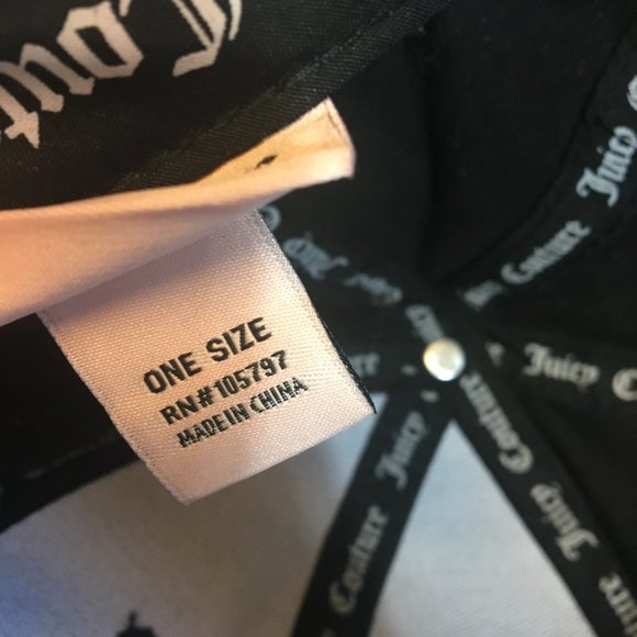 Juicy Couture Baseball Cap Colorful Embroidered Spellout Rainbow Logo Retro Y2K - Picture 7 of 7